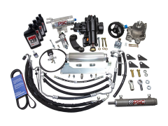 PSC Cylinder Assist™ Steering Kit for 2020 and Newer Jeep Gladiator JT 3.6L with Aftermarket Front Axle 6.75" Lock-To-Lock and 1-1/4 Tie Rod Clamp 