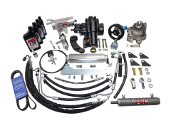 PSC Cylinder Assist® Steering Kit for 2020 Jeep Gladiator JT with Aftermarket Front Axle 8.0" Lock-To-Lock and 2.0 Tie Rod Clamp