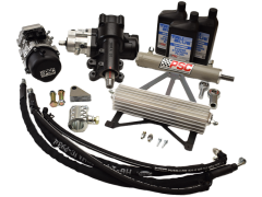 PSC Cylinder Assist™ EHPS Steering System, 2020-2024 Jeep Gladiator Diesel with 6.75" Axle Stroke and 1-3/8" Tie Rod